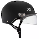 Skateboard helmet S-One Lifer Visor Black Matte 2024 