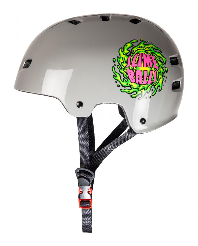 Skateboard helmet Bullet X Slime Balls Slime Logo Grey 2023 