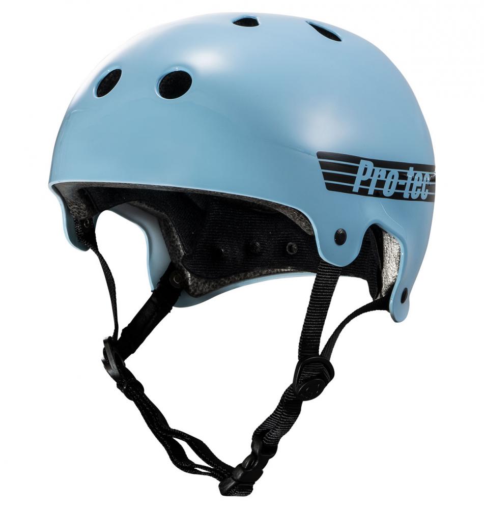 Skateboard helmet Pro-tec Old School Cert Gloss Baby Blue 2023 