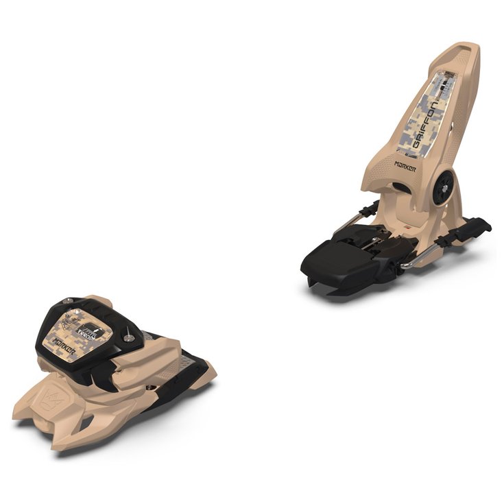 [38903_296395] Alpine ski binding Marker Griffon 13 Id 2024 (100, Teal-Flo-Yellow)