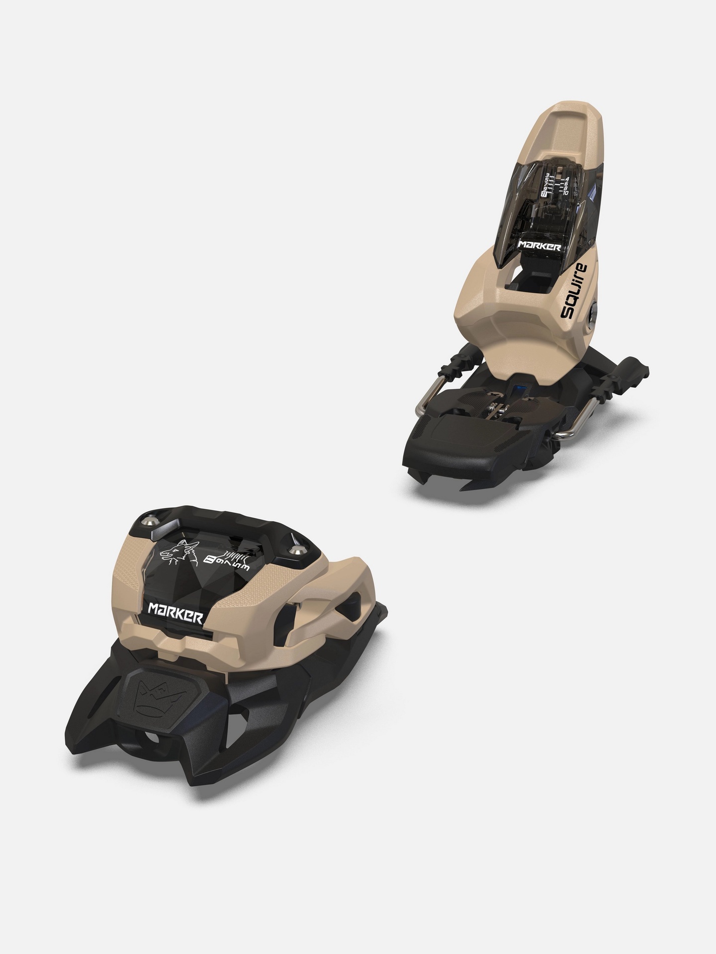 [883295500321] Alpine ski binding Marker Squire 11 2027  (90, Black/Tan)