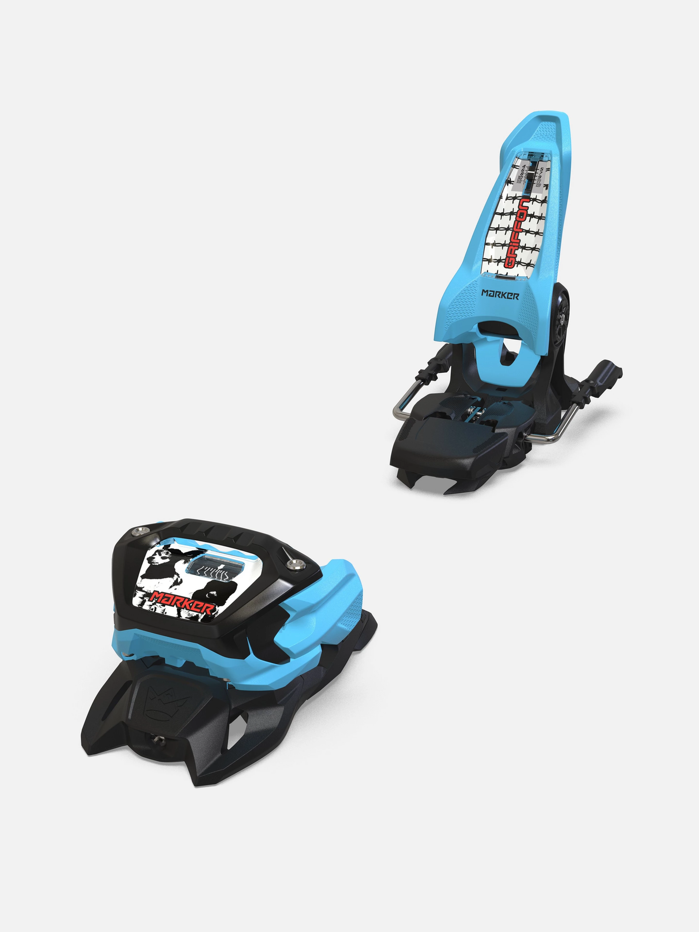 [883295503452] Alpine ski binding Marker Griffon 13 2026  (Black/Light Blue, 100)