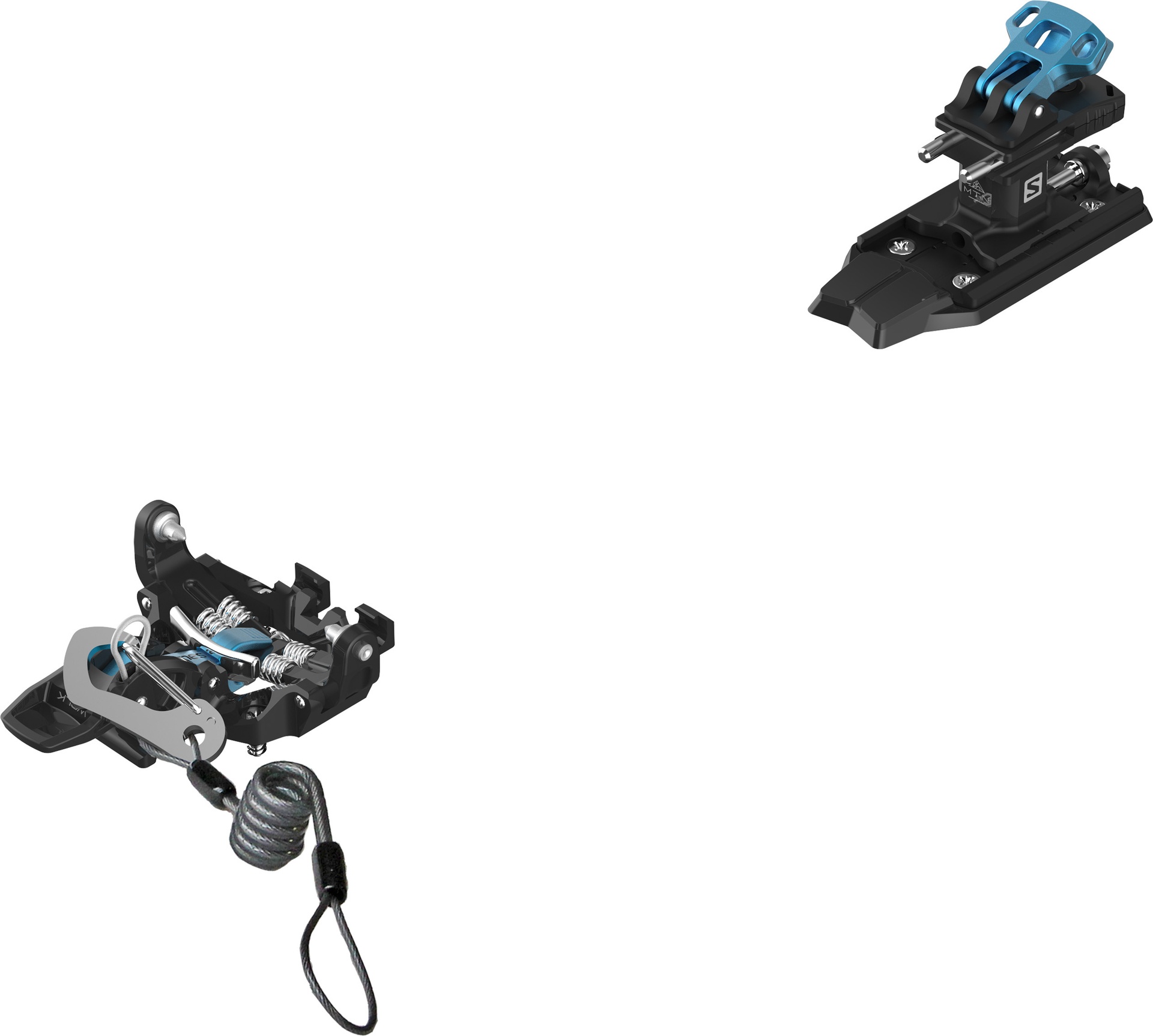 [43752] Fixation de ski de randonnée Salomon N Mtn Pure Black Blue 2022 
